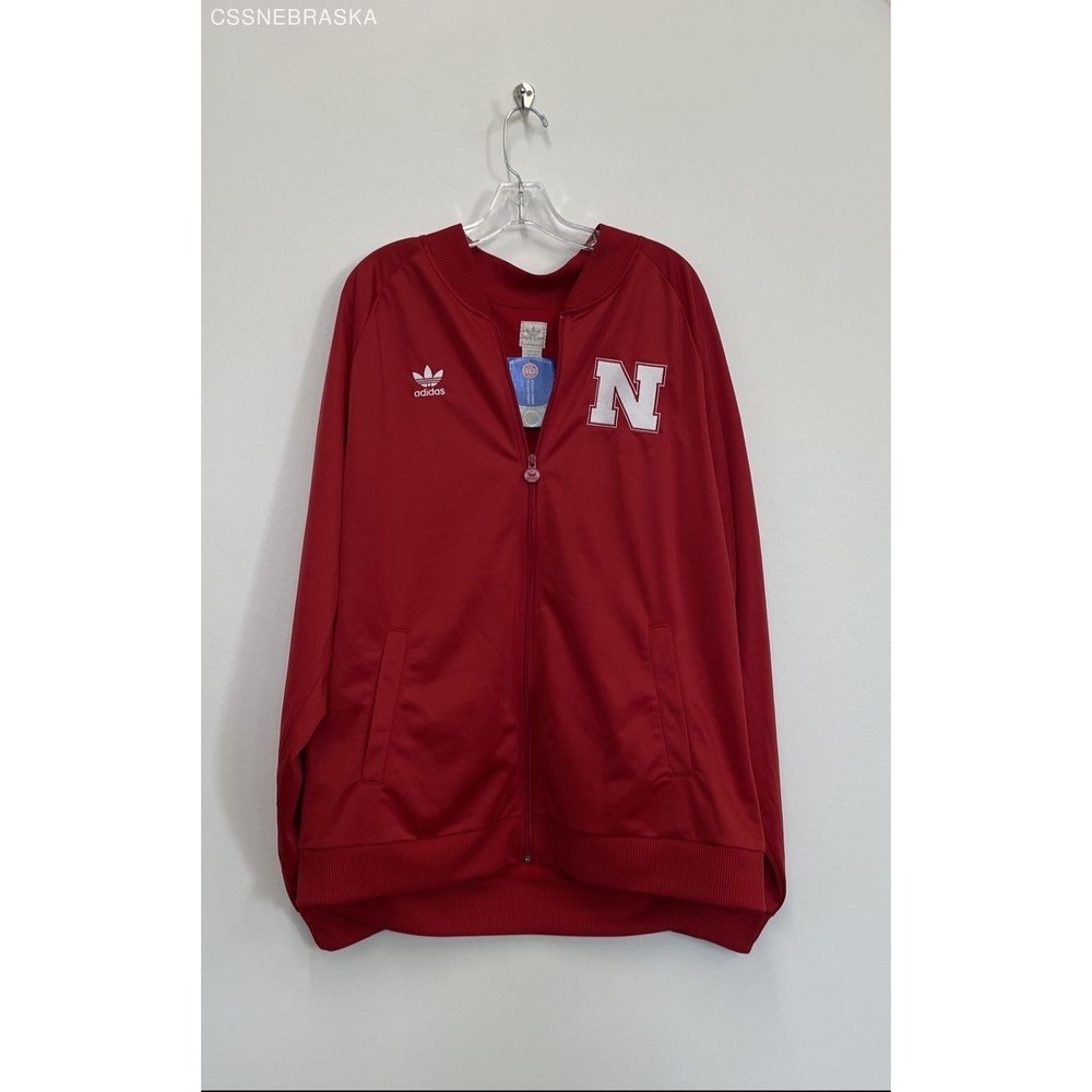 Adidas Red Nebraska Huskers‎ Full-Zip Jacket - Size 2XL